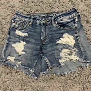 American eagle midi shorts